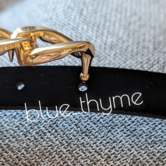 Zara VELVET Chain Link Belt - Picture 4 of 7